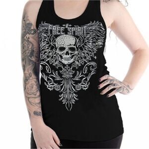Liberty Wear Free Spirit Twisted Tank NWT